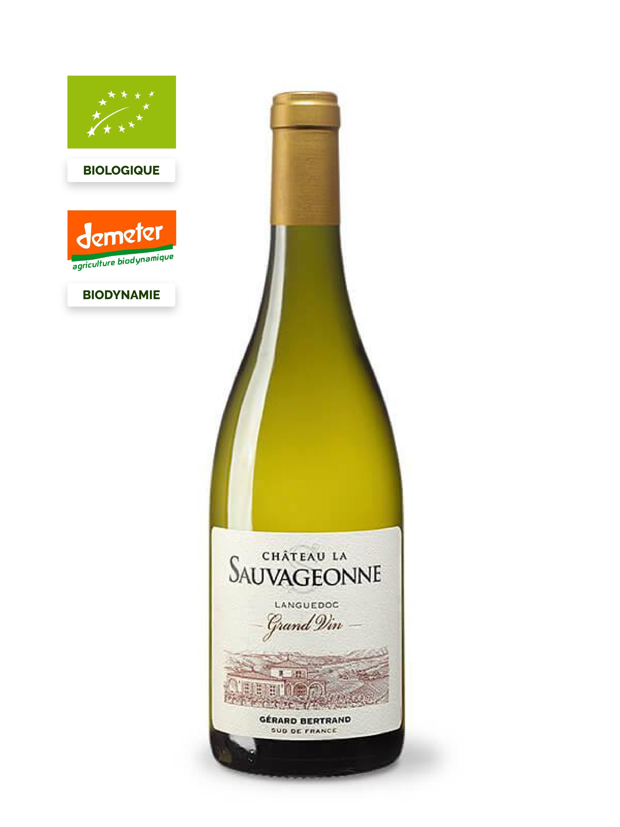 chteau la sauvageonne grand vin blanc bio biodynamie