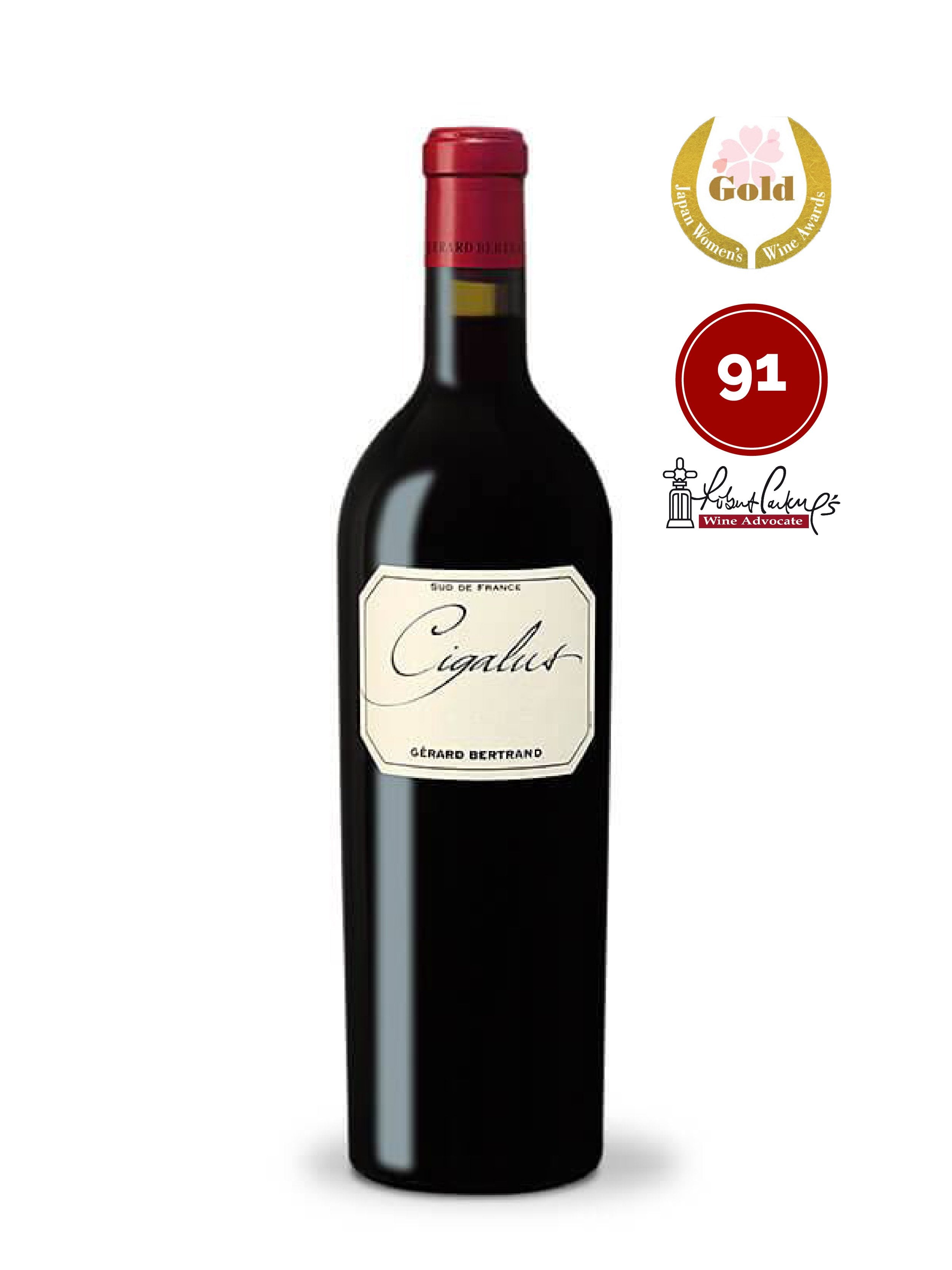 cigalus rouge vin bio biodynamie double gold sakura 91 robert parker