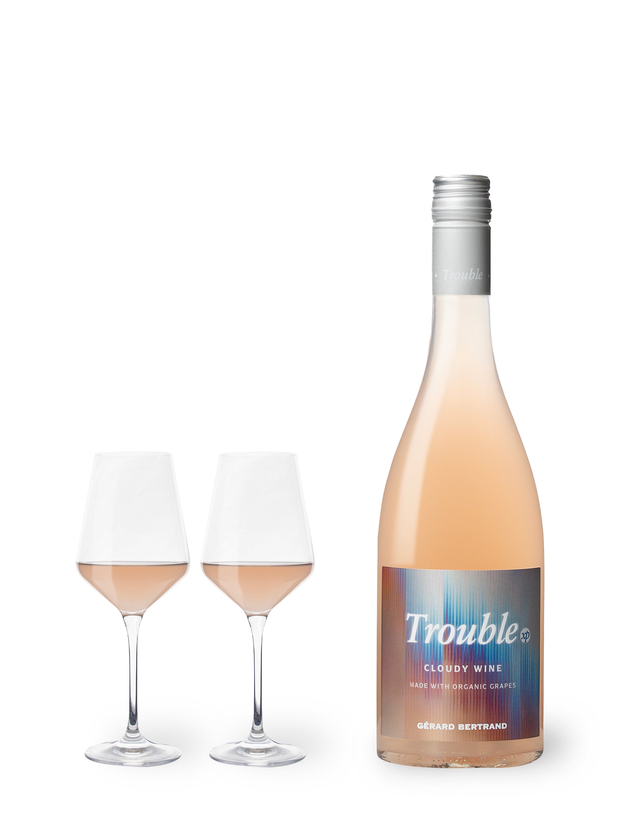 Trouble xp Rosé - non-filtered, cloudy, organic, vegan wine