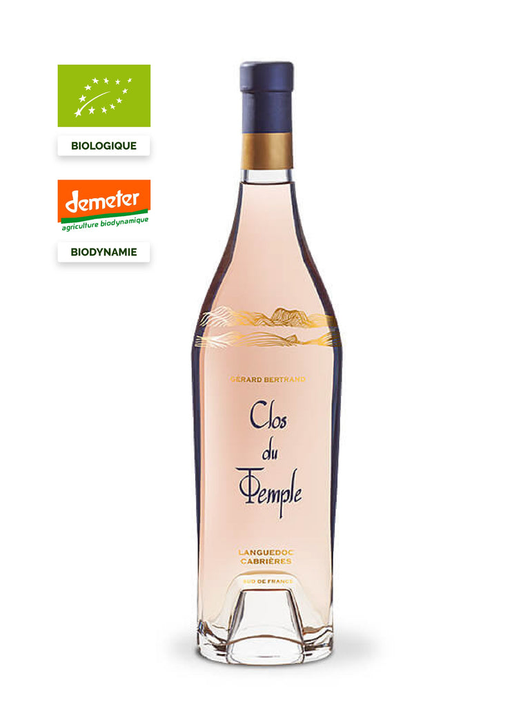 clos du temple 2019 vin bio biodynamie meilleur rose du monde languedoc Cabrières
