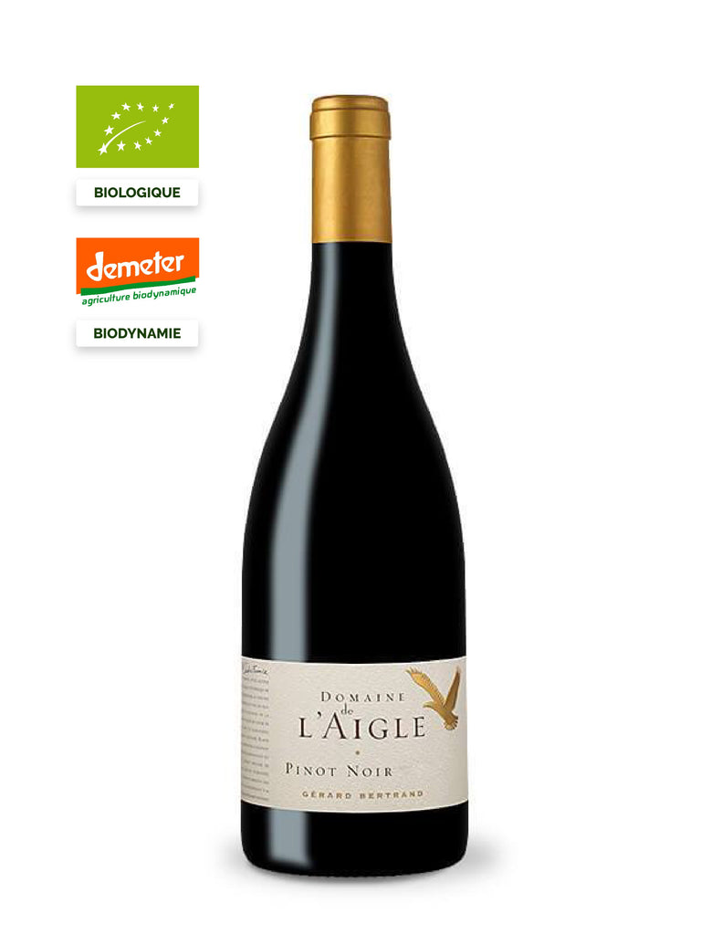 domaine de l'aigle pinot noir rouge du languedoc vin bio biodynamie prix plaisir bettane et desseauve